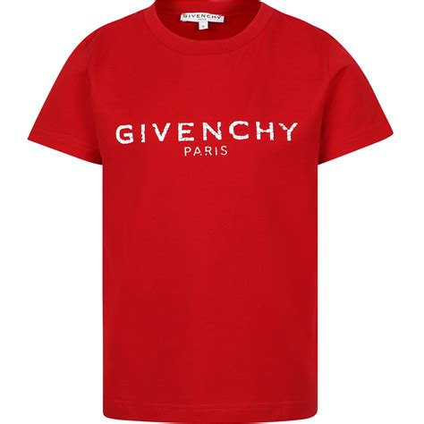 givenchy t shirt red logo|Givenchy t shirt euro.